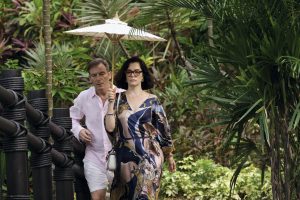 The Ratliff parents portrayed by Jason Isaacs and Parker Posey.