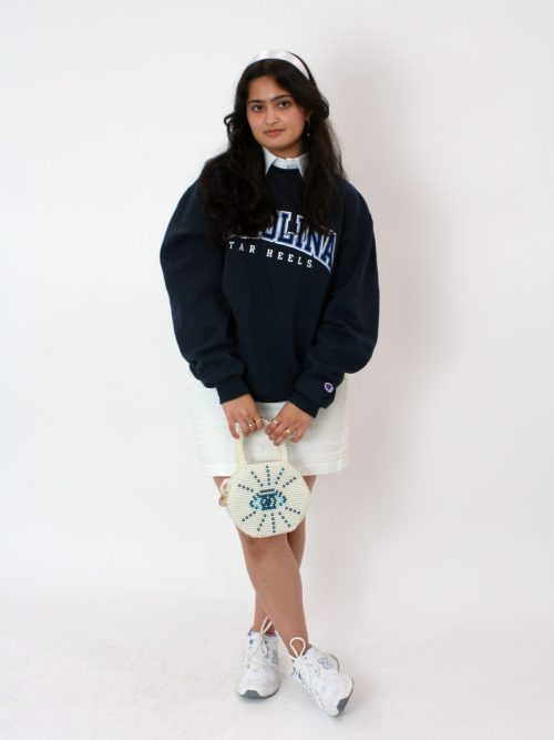 Arushi in her second game day fit.