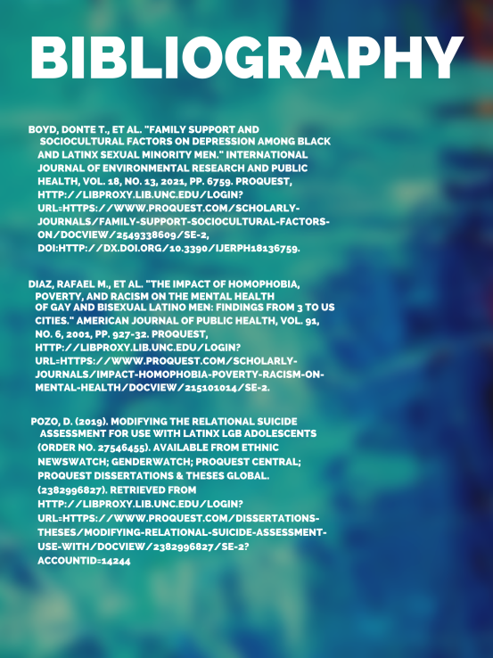 First page of bibliography.