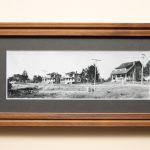 Original photo of the first houses built on Cobb Terrace by Collier Cobb.